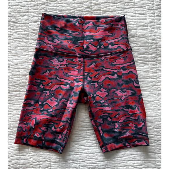 Lululemon Wunder Train High-Rise 8" Short - Chroma Clash Multi - Women's Size 4 - Picture 1 of 4